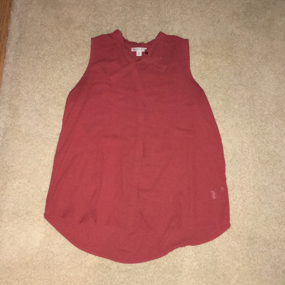 Maroon Tank Top Blouse